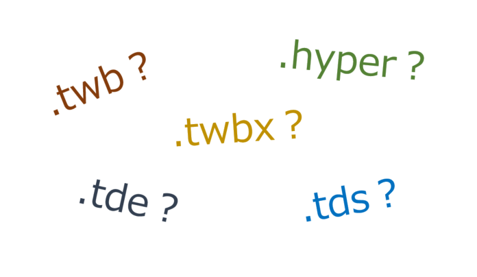 Tableauのファイル拡張子 .twb .twbx .hyper .tdsとは？ | DataSeeds～データエンジニアの備忘録～