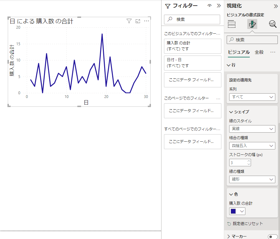 Power BI graph color9